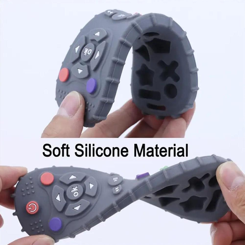 Baby Products Natural - Mainan gigitan bayi silikon dengan remote