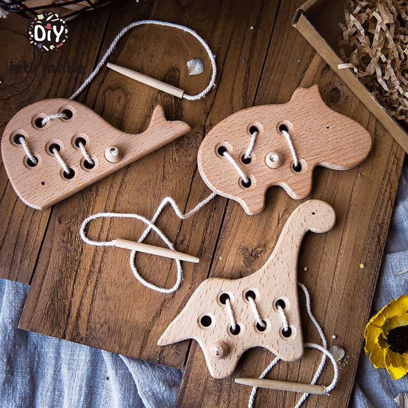 Kayu TK Mouse Papan Threading  - Baby Products Natural ulasan dan harga